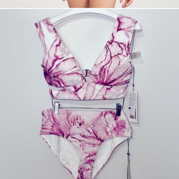 NWT CALIA by Carrie Underwood Pink Magenta Tie-dye Full Coverage Bottom XL - Picture 11 of 12